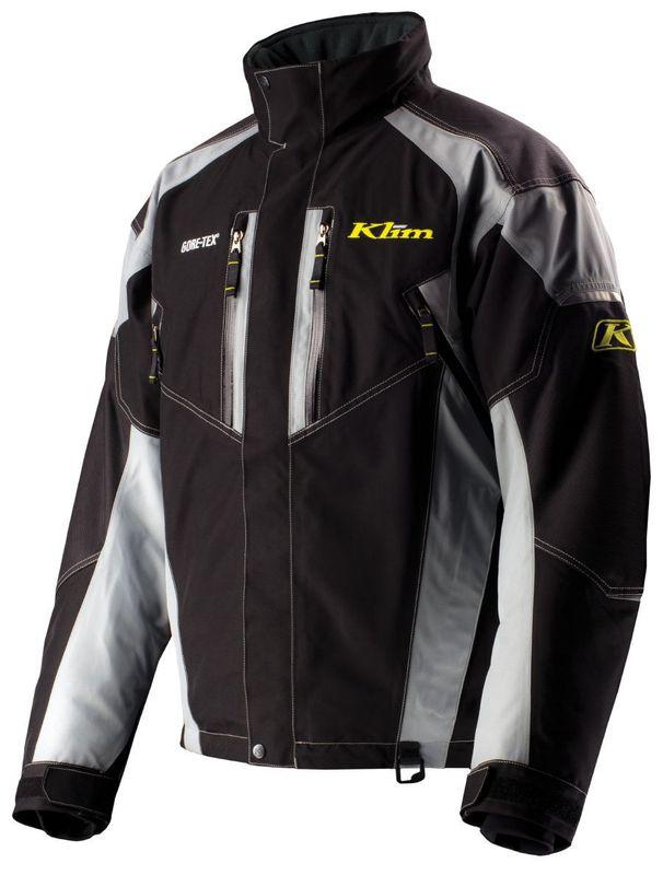 2013 klim men's vector parka snowmobile gore tex jacket black medium