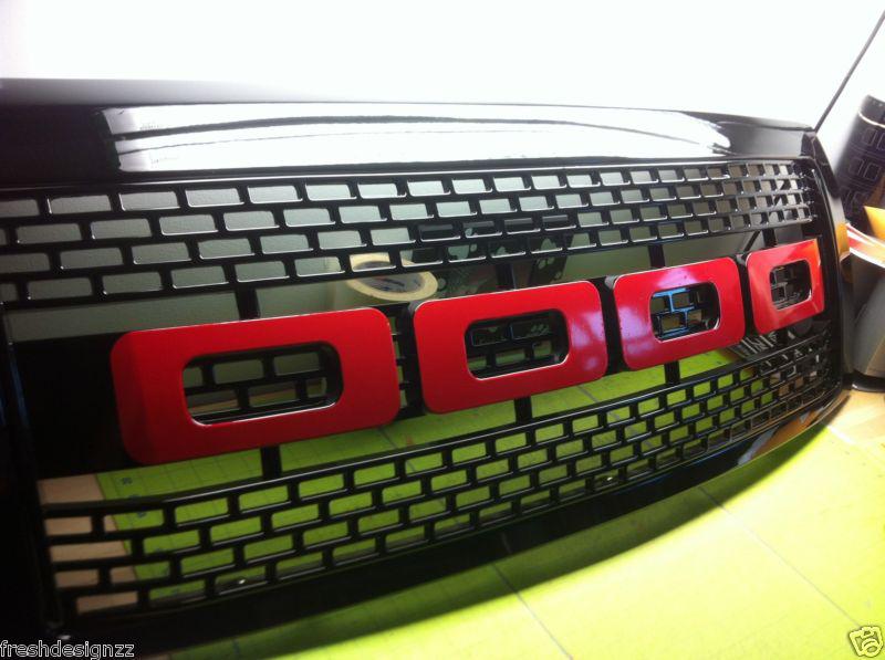 Ford f150 grill accent decals raptor svt replica inspired 09