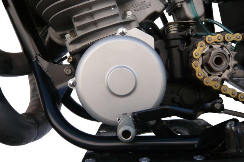 New cnc billet ignition stator cover-vintage yamaha motocross - bead blasted 