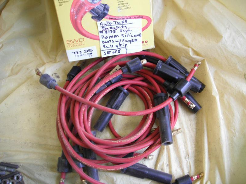 Auto tune durmag # 8135  wire set 7 mm. silicone boots with finger pull grip v-8