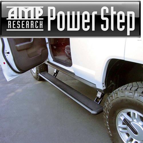 05-10 hummer h3 h3t amp research power retracting side steps running boards