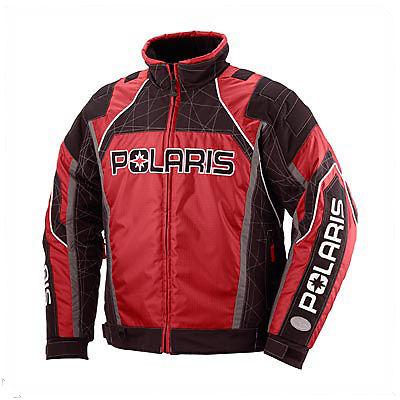 Pure polaris red torque mens warm snowmobile jacket coat -m-l-xl-2xl-3xl- new