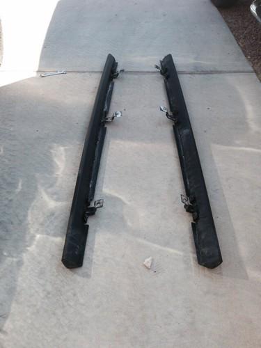 '14 jeep wrangler jk 4 unlimited door oem rock rails mopar sliders