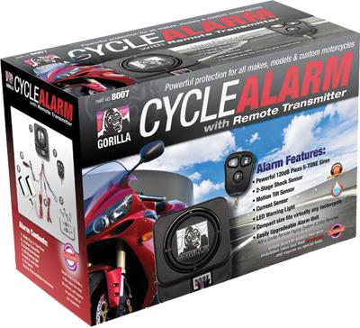 Gorilla 8007 motorcycle alarm w/remote replaces 7007 58-9998 4020-0019 57-0030