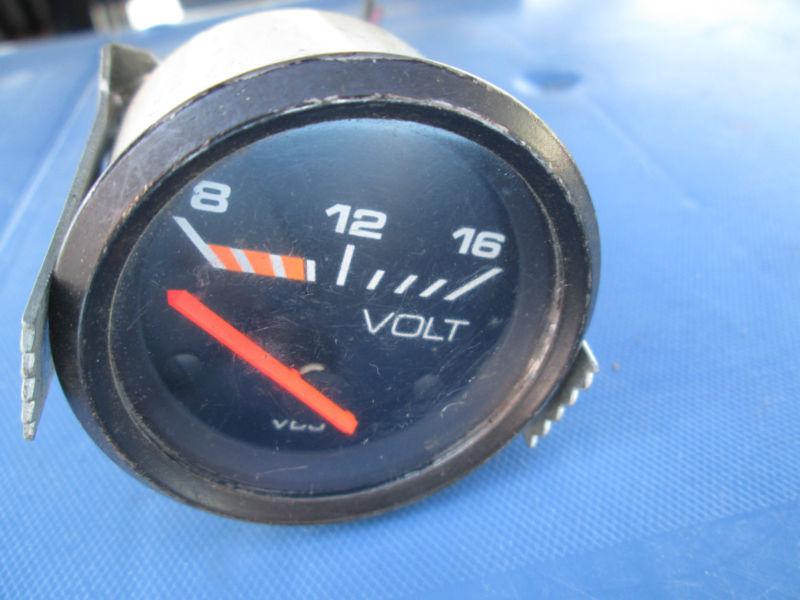 Vintage 2'' vdo volt gauge 