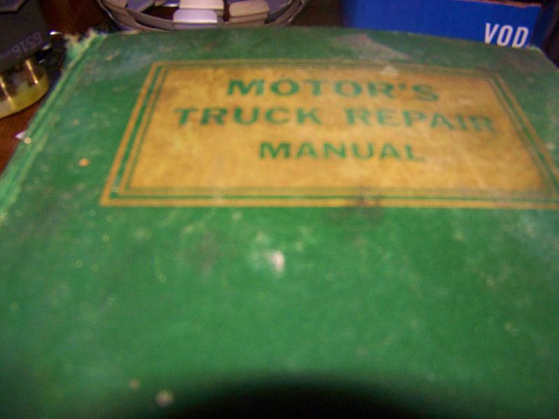1963  motors  truck repair manual