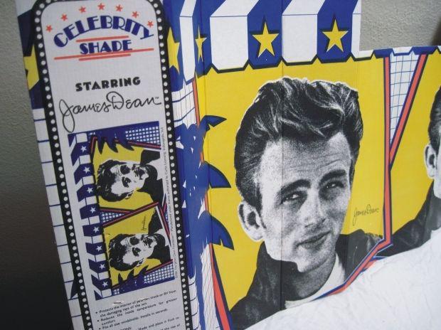 Rare 1986 james dean car shade! only a few in existence, original packaging