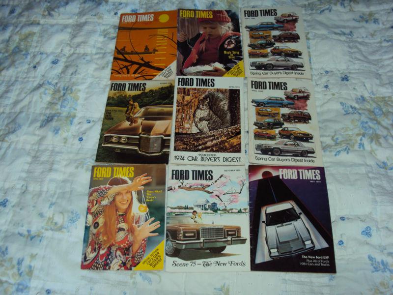 Vintage ford time magazine lot mach one boss mustang torino gt