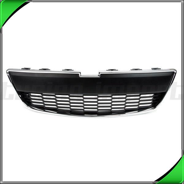 New bumper grille front black lower 2012-2013 chevy sonic gm1036139 chrome ring