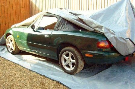 Car bag, car jacket, carjacket, completely enclosed car cover, chevelle sized