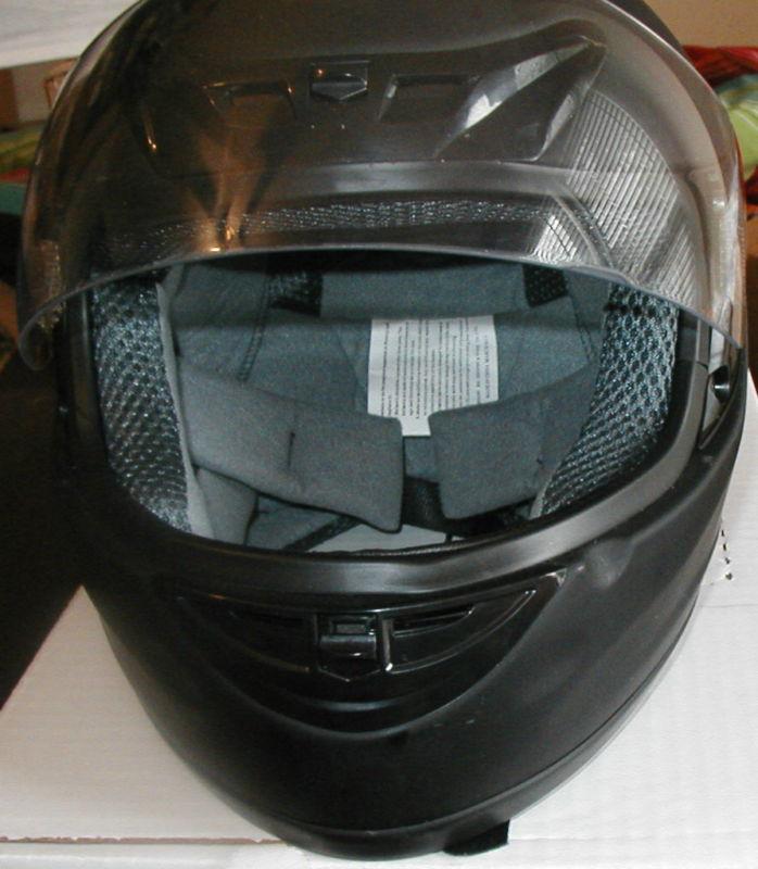 New? tms fmvss 218 motorcycle street helmet xl 61-62cm