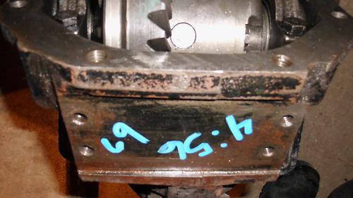 1969 l88 427 corvette 4:56 positraction rear differential code at dated 11-69