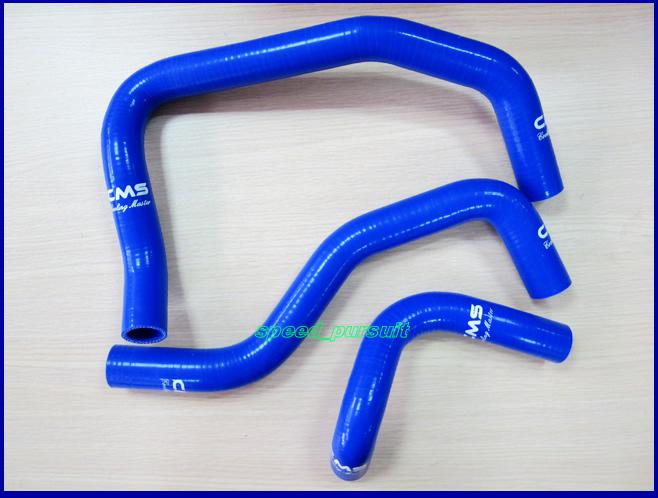 Atv radiator silicone hose (blue) 03-08 kawasaki ninja zx600 ninja zx-6r kits