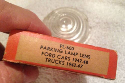 Nos 1947-48 ford and 42-47 pickup parking lamp lens no pl-600