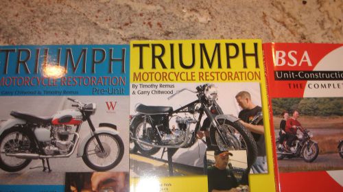 Triumph and bsa motorcycle books