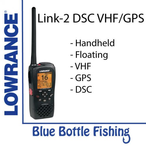 Lowrance vhf handheld radio - link-2 - dsc - aus/nz