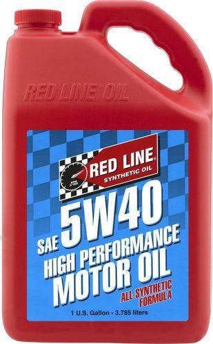 Red line 5w40 motor oil 1 gal