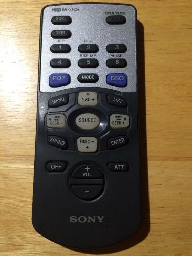 Sony rm-x143a remote control