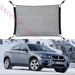 4 hook car trunk cargo luggage net holder net hold trays fit for bmw x6 70*70cm