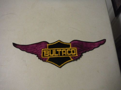 Vintage bultaco wing patch