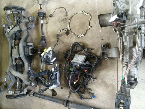 2004 audi s4 6 speed transmission with conversion kit!