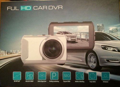 Full hd car dvr camera / hi-def / new in box!