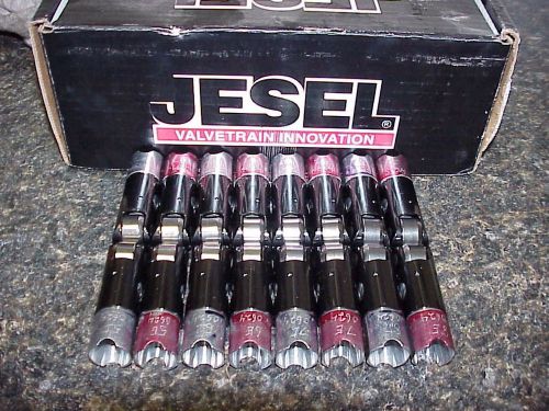 16 jesel .905&#034; coated dogbone solid roller lifters all straight up nascar nhra