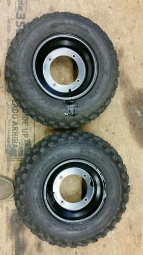 Yamaha front tires rims fit 660 700 350 banshee yfz450 250 blaster 200 #607a