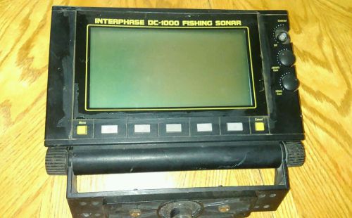 Interphase dc-1000 fishing sonar