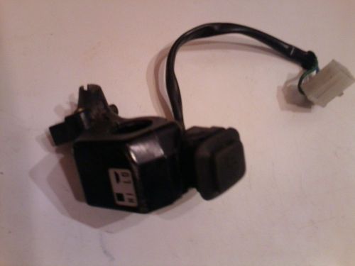 Yamaha snowmobile phazer brake lever holder w/ light switch used part