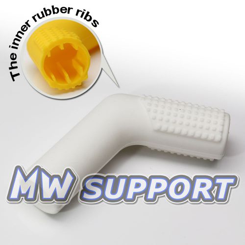 White rubber shift sock boot shoe protector shifter cover dual dirtbike offroad