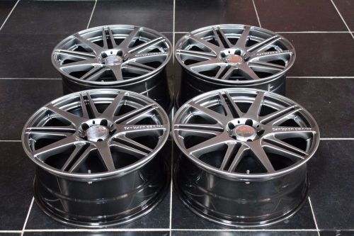 Genuine 19 inch carlsson 1/10 titanium mercedes wheels rims 8.5j and 9.5j new!