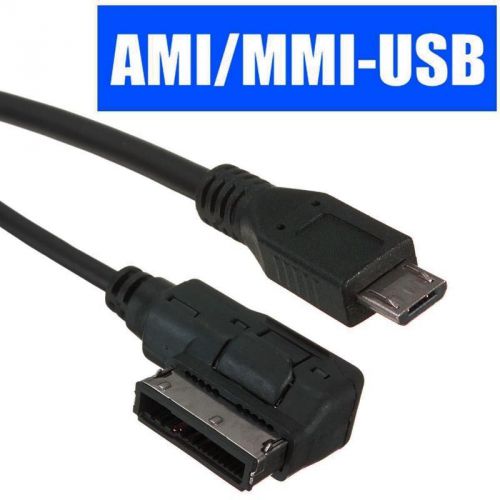 Perfect ami mmi music audio aux micro usb adapter cable interface for audi abt