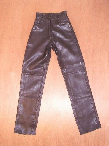 Womens cruiser by fieldsheer  motorcycle riding leather pants size 6