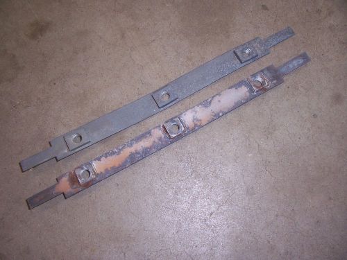 1965 66 cadillac deville fleetwood front hood hinge bolt backing plate set pair