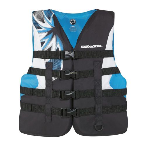 Sea-doo ladies&#039;  nylon motion pfd -life jacket  vest - blue
