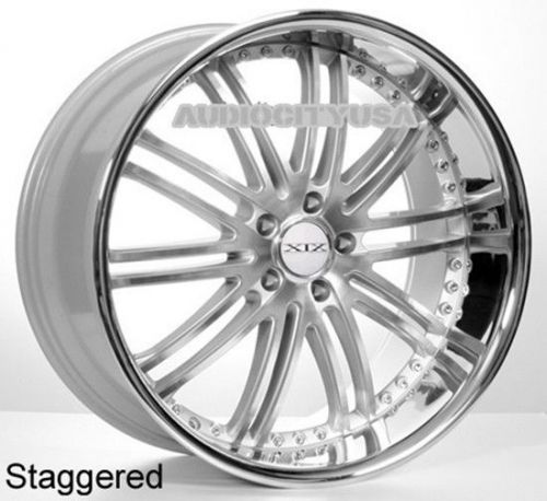 20&#034; x23 sil wheels and tires rims fits mercedes 450 45 550 600 / fits audi s5 a6