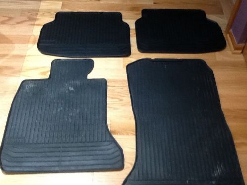 Weathertech® all-weather car mats for bmw 7-series 2013-2015 - black