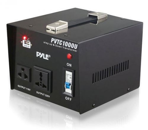 New pyle pvtc1000u step up/down 1000 w voltage converter transformer ac 110/220v