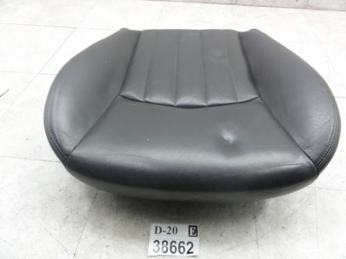 02-08 x type left driver side front seat bottom cushion pad black leather cover