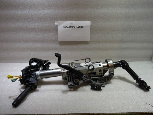 Buick regal steering column with key/ ignition switch/airbag clock spring oem