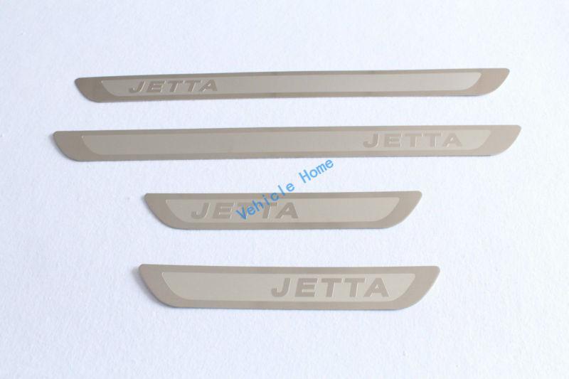 Chrome door sill scuff plate guards sills for vw volkswagen jetta mk6 2011-2013