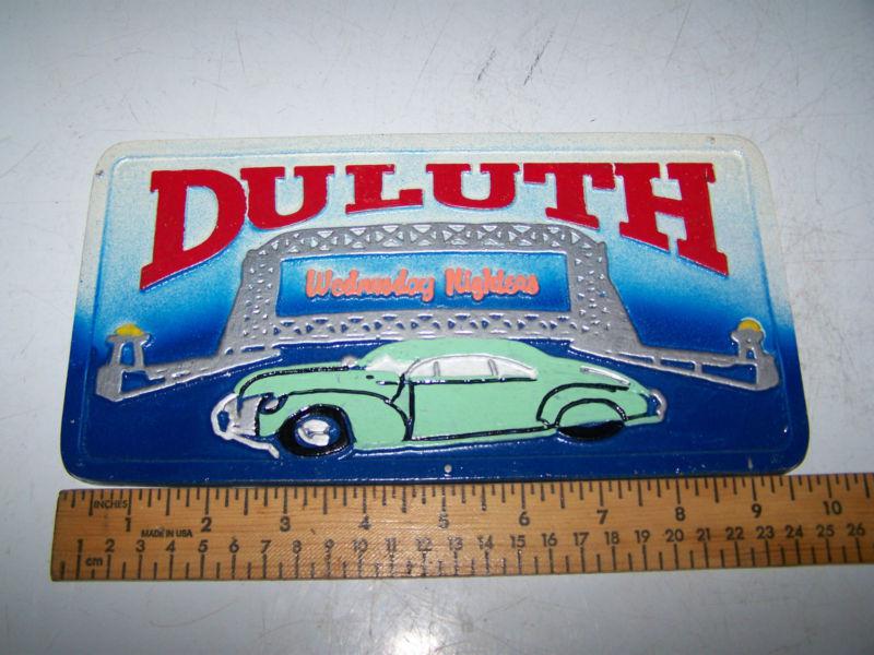 Duluth  car club plaque