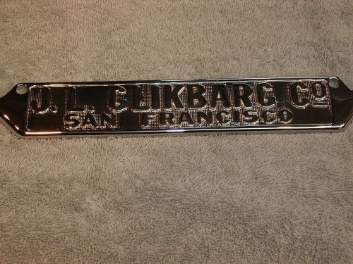1930s-40s studebaker/packardvintage  licence plate frame. s.f. ca.