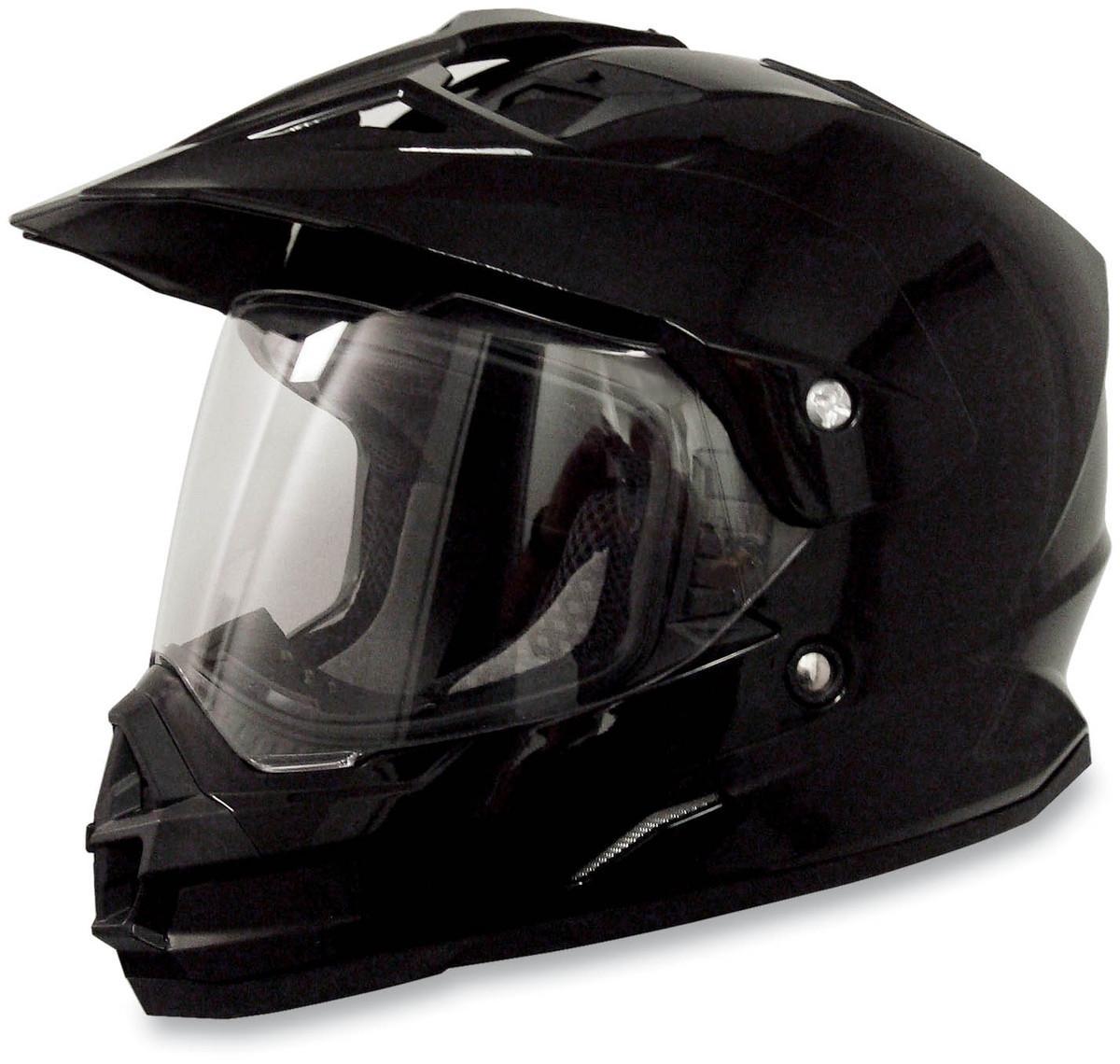 Afx fx-39 dual sport helmet solid black 