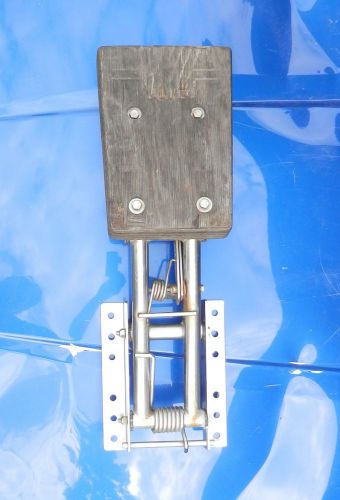 Stainless steel kicker auxiliary - outboard - boat motor - mount bracket