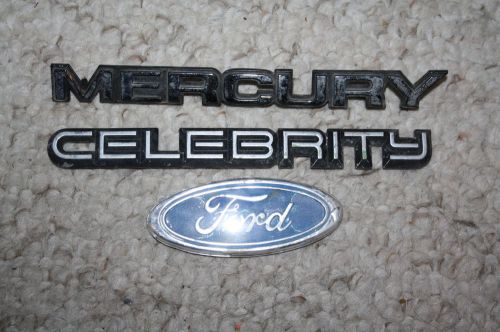 Murcury celebrity ford emblem