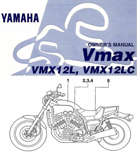 1999 yamaha v-max motorcycle owners manual -vmax-vmx12l-yamaha-vmx12lc