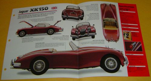 1958 jaguar xk150 se convertible 6 cyl 3442cc 2 su carbs info/specs/photo 15x9