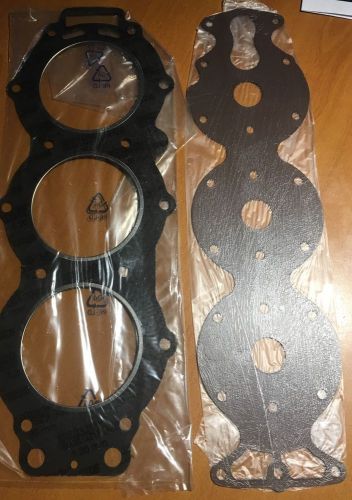 Yamaha cylinder head gasket &amp; cover gasket ~ 75hp 80hp 85hp 90hp outboard (688)